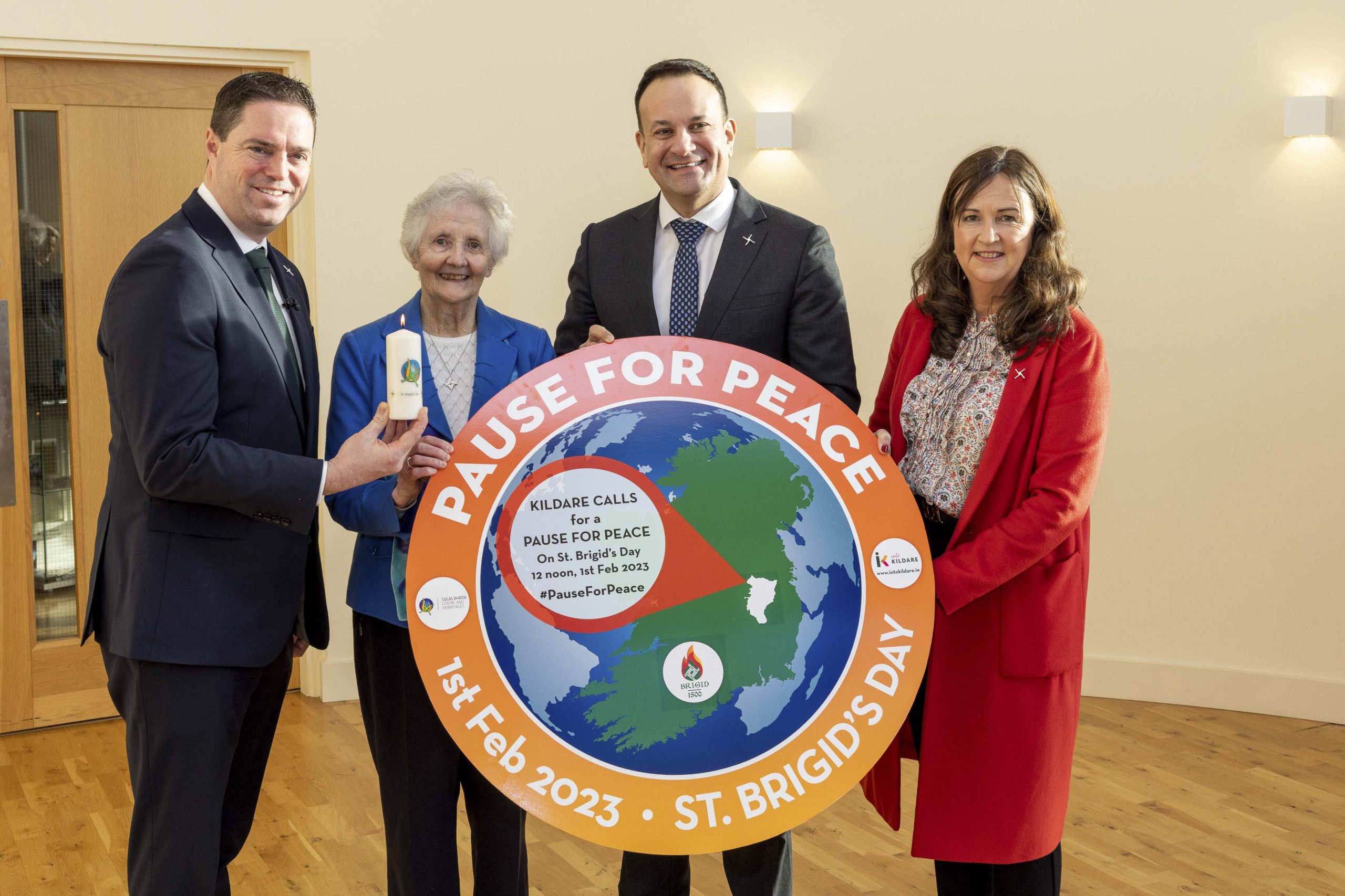 TAOISEACH, LEO VARADKAR HELPS INTO KILDARE’S GLOBAL CALL TO PAUSE FOR PEACE