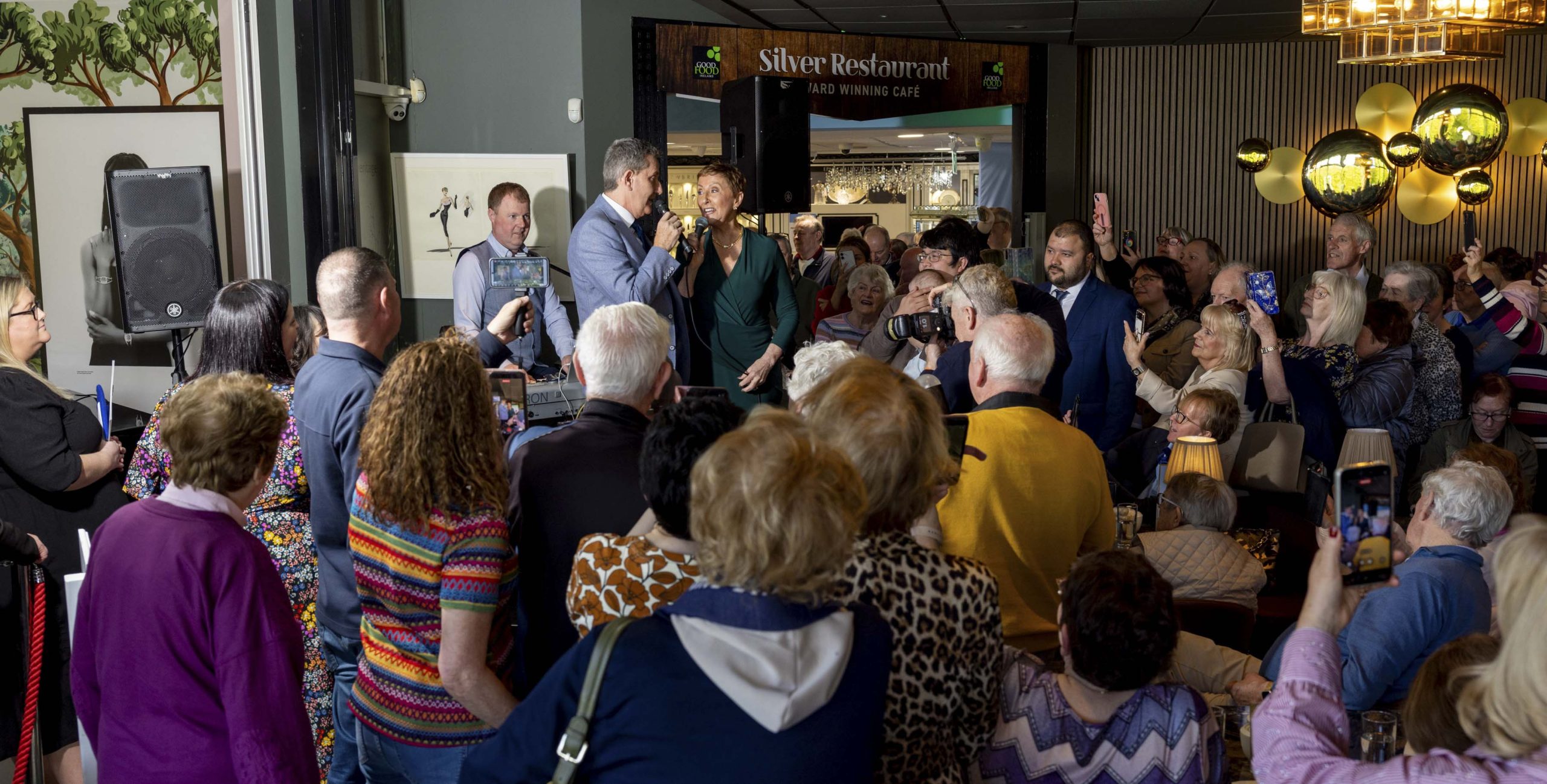 Hundreds Turn Out to Celebrate Daniel & Majella O’Donnell at Newbridge Silverware Exhibition Launch